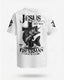 Jesus Made Me A Fisherman I Catch He Cleans All Over Print T-Shirt