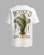 Hooked On Jesus All Over Print T-Shirt