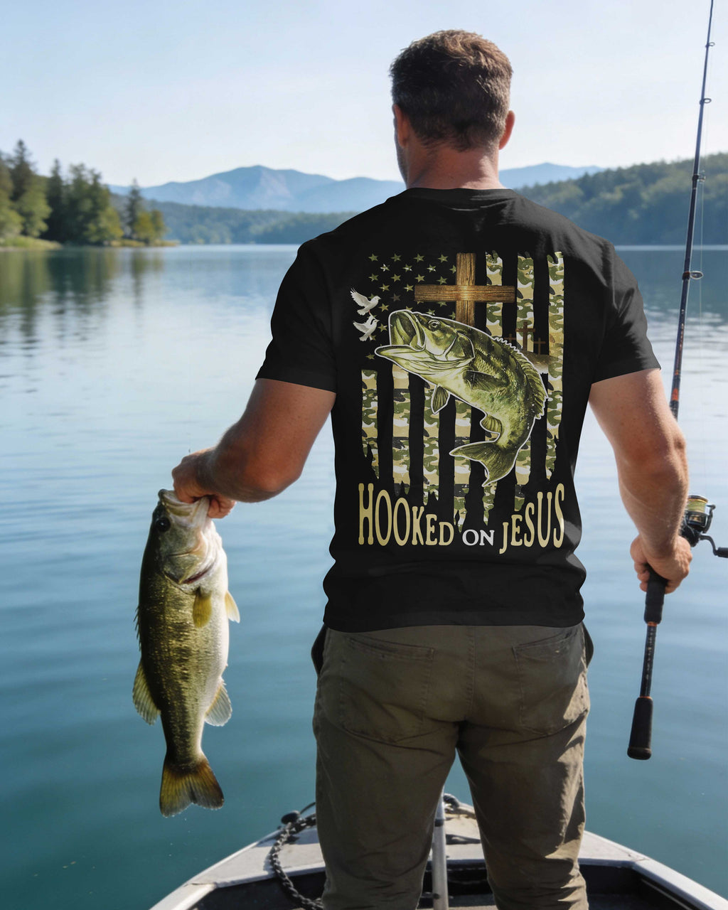 Hooked On Jesus T-Shirt