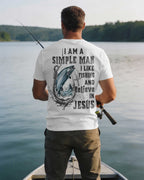 I Like Fishing And Believe In Jesus All Over Print T-Shirt