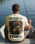 Jesus Loves Me Fish Fear Me T-Shirt