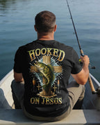 Hooked On Jesus All Over Print T-Shirt