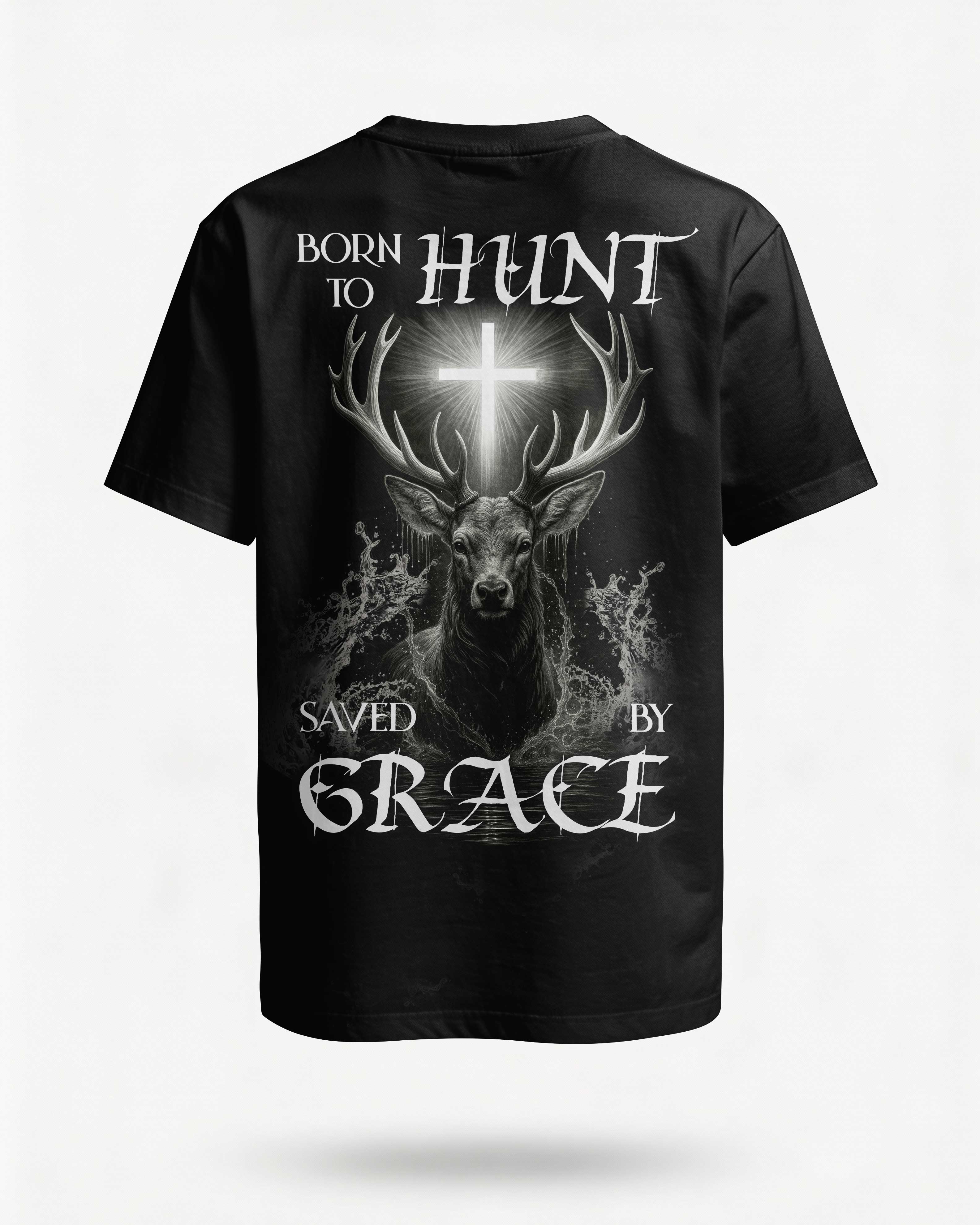 Born To Hunt Saved By Grace T-Shirt
