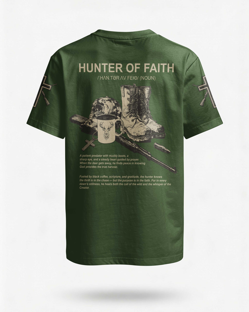 Hunter Of Faith All Over Print T-Shirt