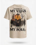 Hunting In My Veins Faith In My Soul All Over Print T-Shirt