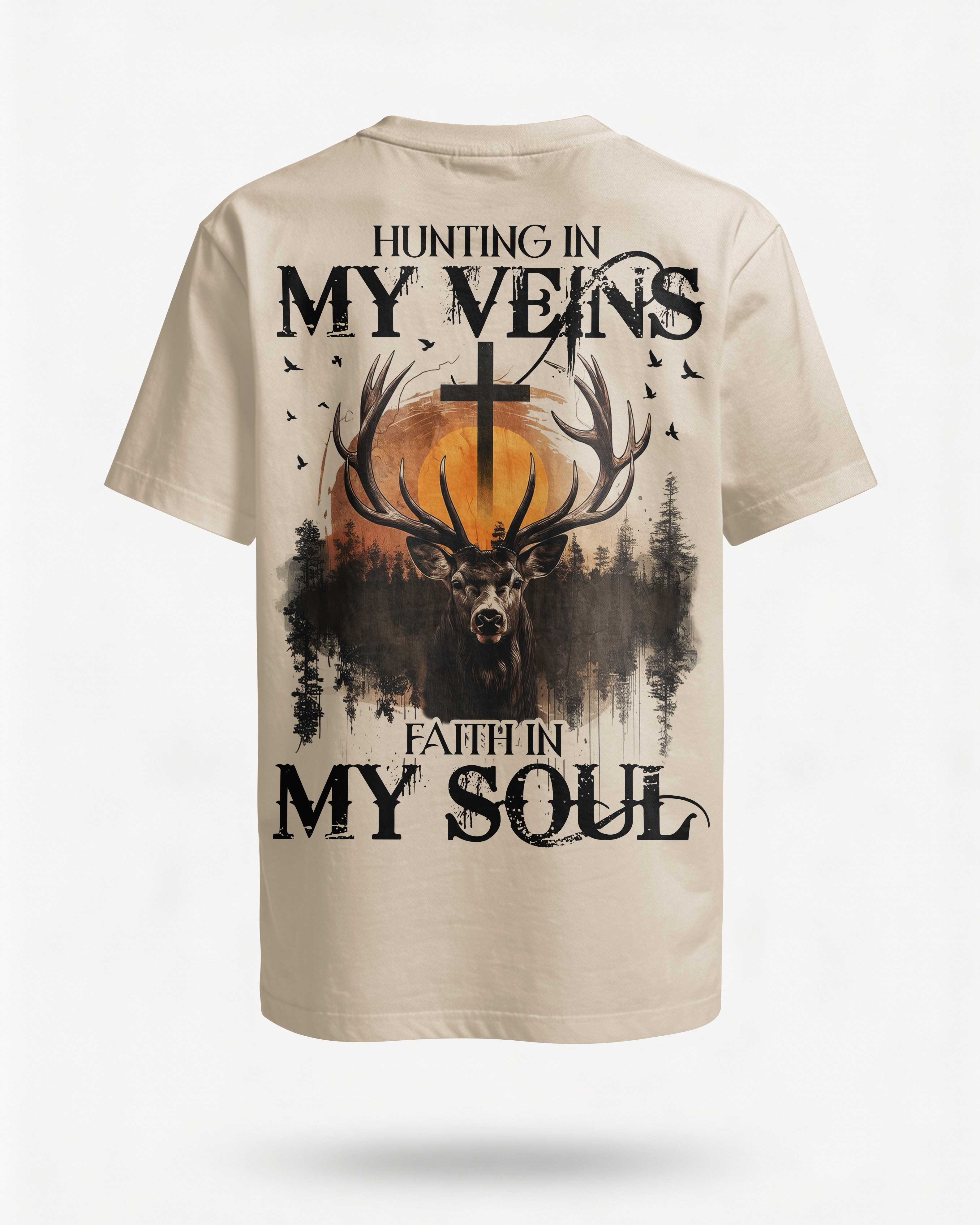 Hunting In My Veins Faith In My Soul All Over Print T-Shirt