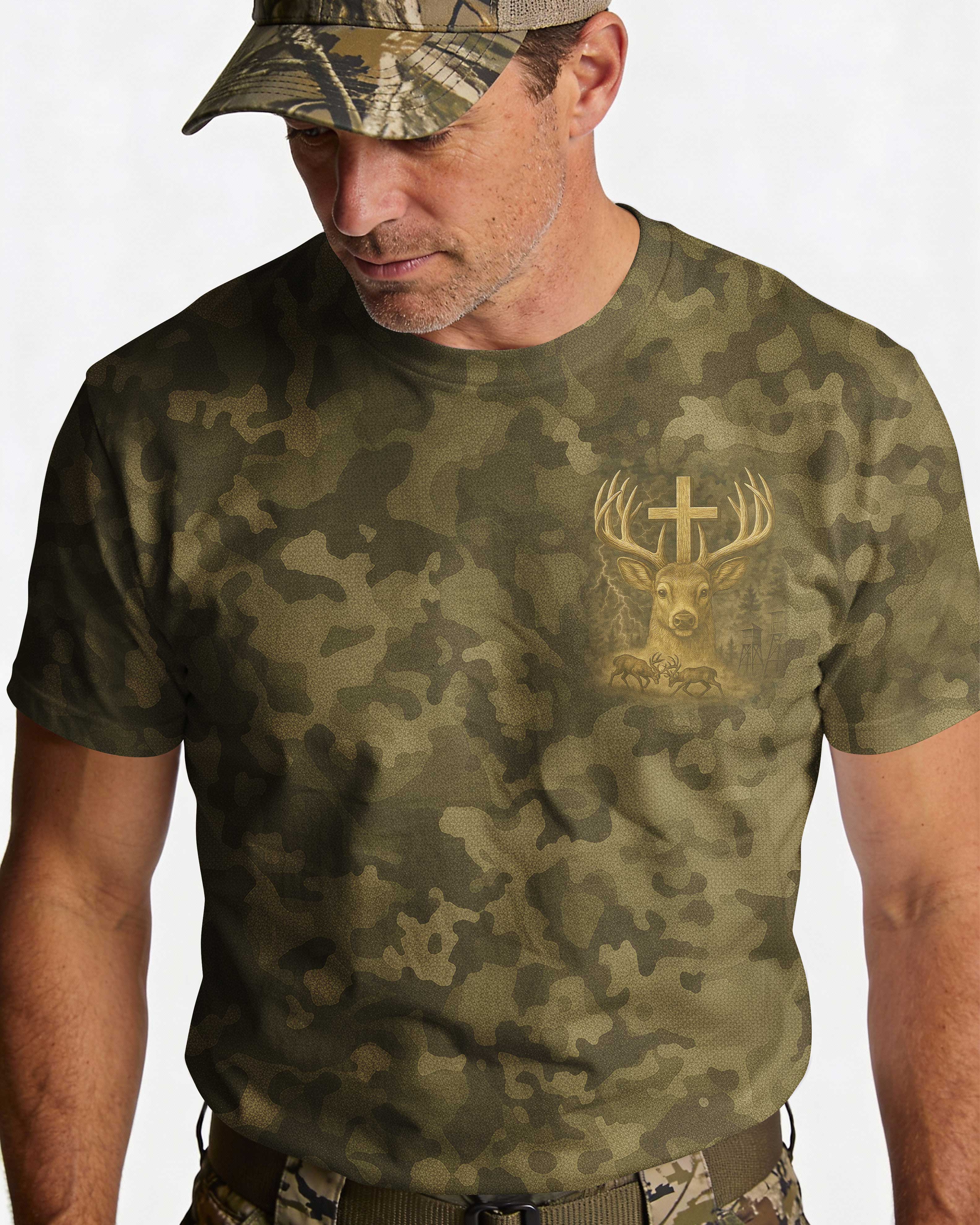 I've Got Hunting In My Veins And Jesus In My Heart T-Shirt