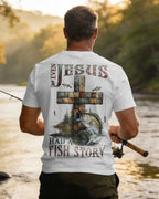 Even Jesus Had A Fish Story All Over Print T-Shirt