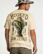 Hooked On Jesus All Over Print T-Shirt