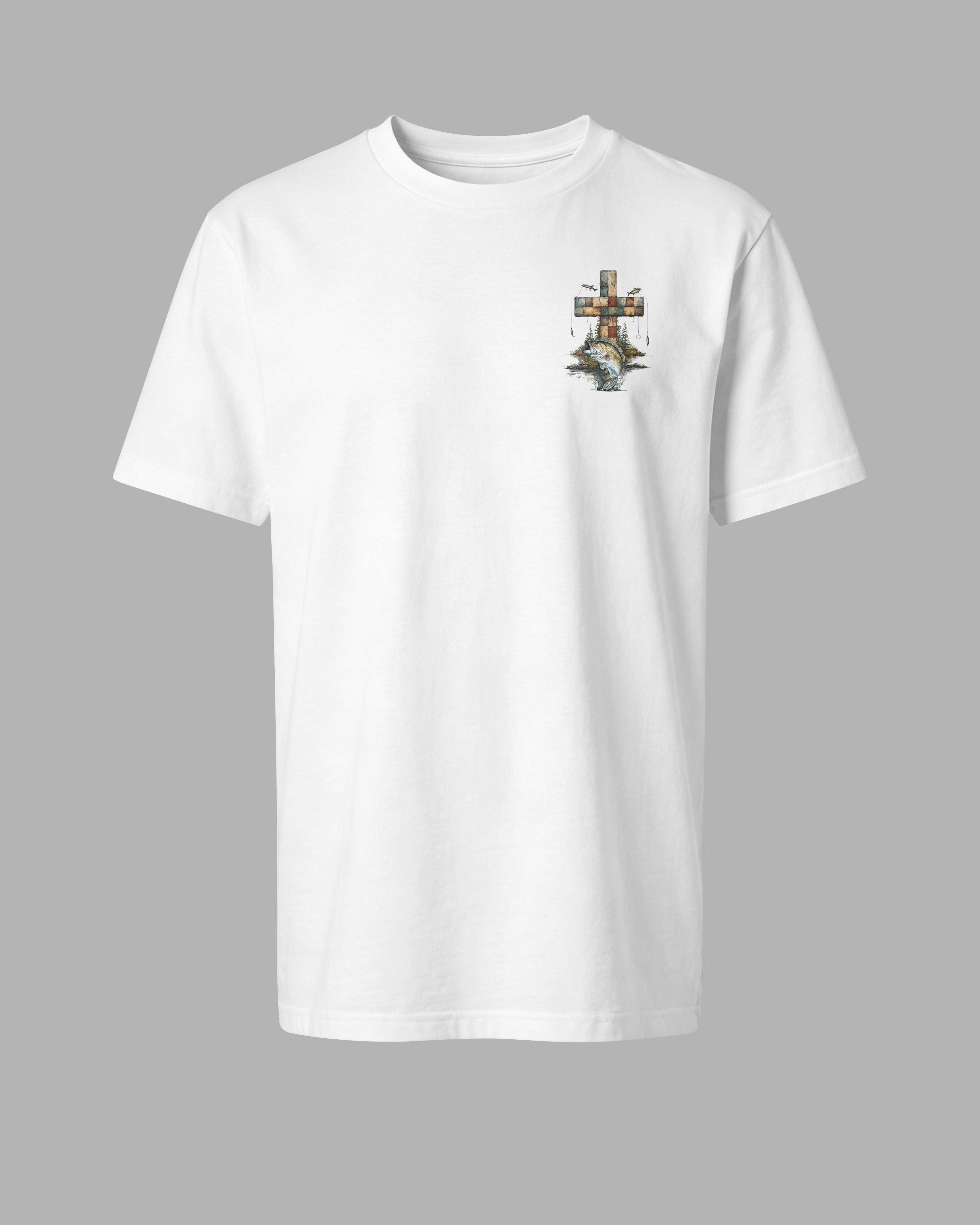 Even Jesus Had A Fish Story All Over Print T-Shirt Secondary image