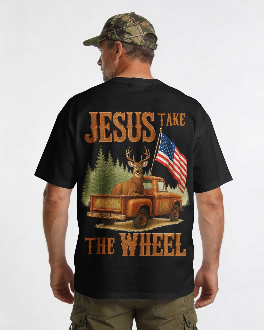 Jesus Take The Wheel All Over Print Long Sleeves Shirt