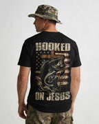 Hooked On Jesus All Over Print T-Shirt