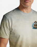 I've Got Fishing In My Veins Jesus In My Heart All Over Print T-Shirt