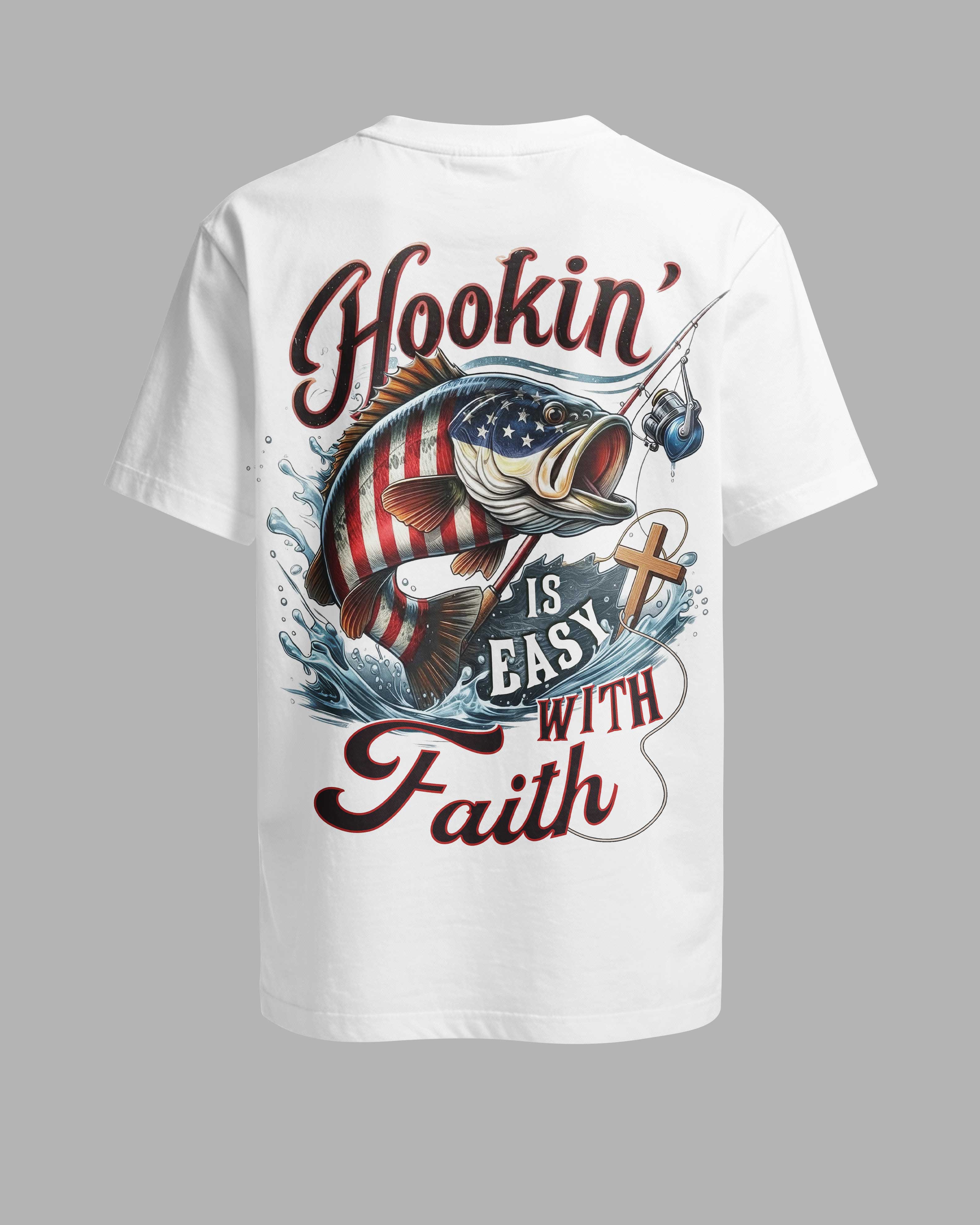 Hookin' Is Easy With Faith All Over Print T-Shirt Main image