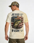 Jesus Loves Me Fish Fear Me T-Shirt