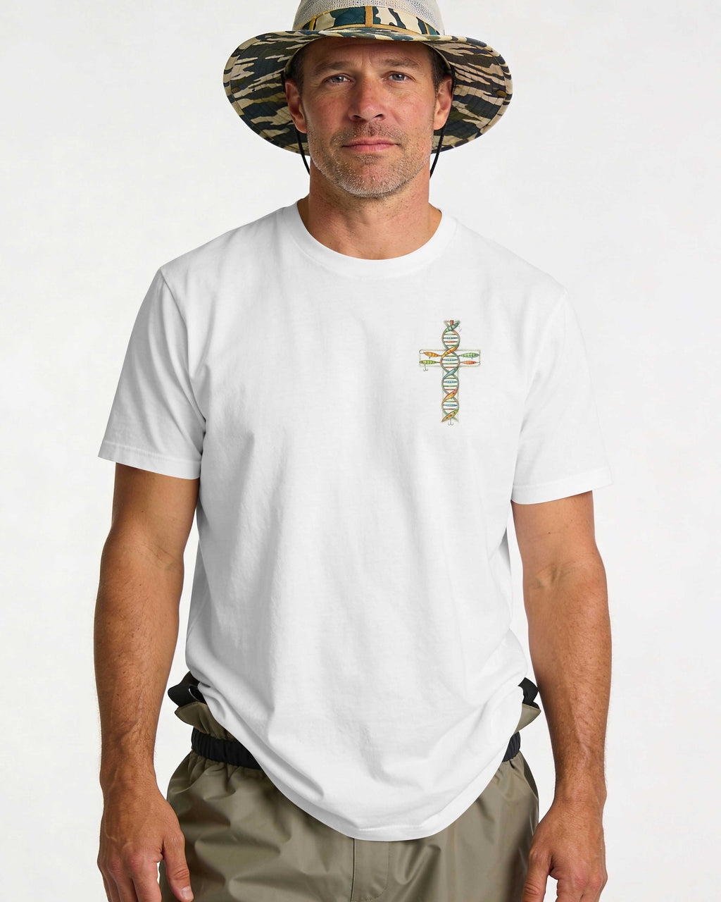 I've Got Fishing In My Dna Jesus In My Heart T-Shirt