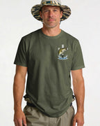 Hooked By Grace Caught By Faith All Over Print T-Shirt