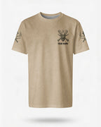 Born To Hunt Guided By Faith Saved By Grace Custom Name T-Shirt