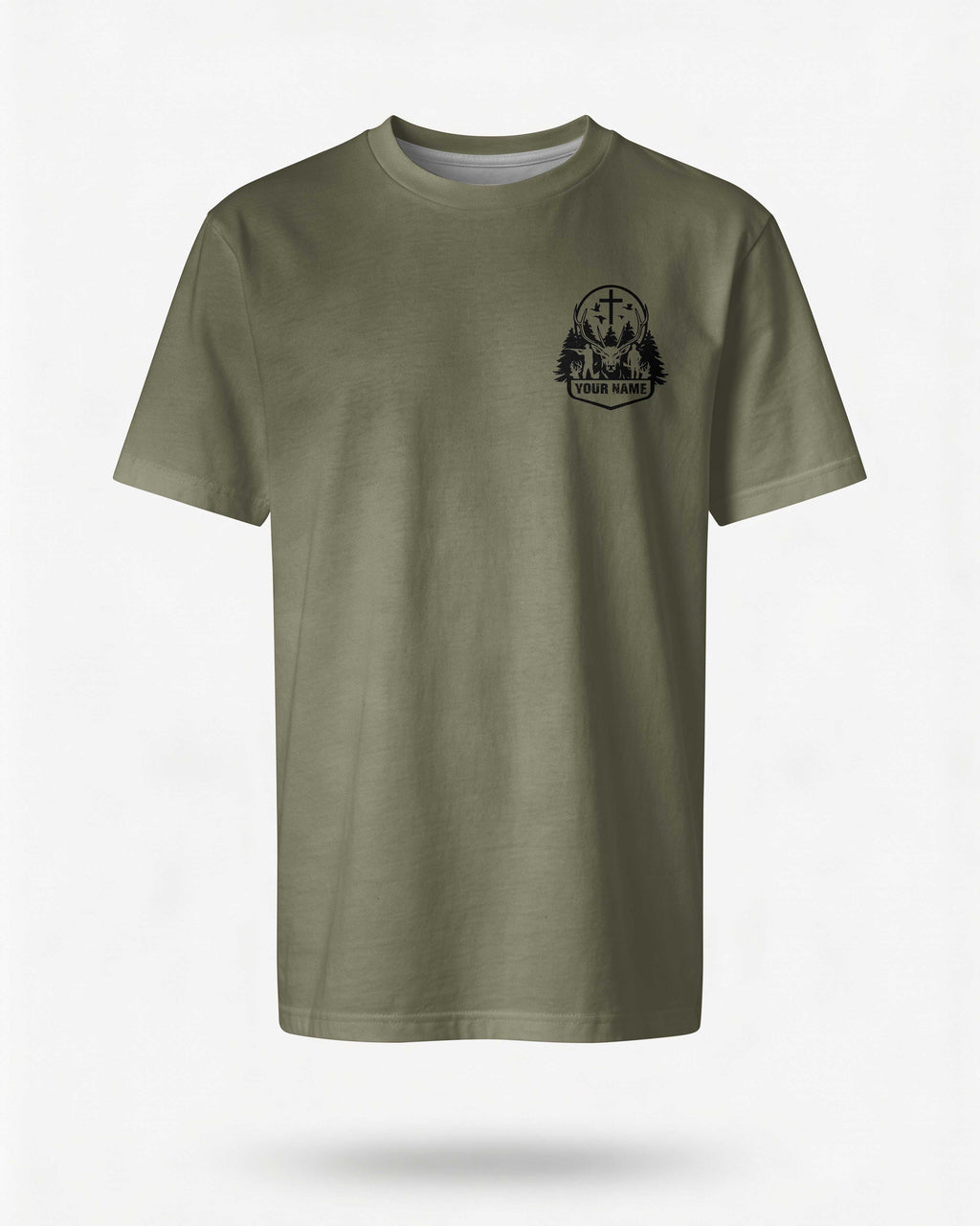 I've Got Hunting In My Veins And Jesus In My Heart Custom Name T-Shirt