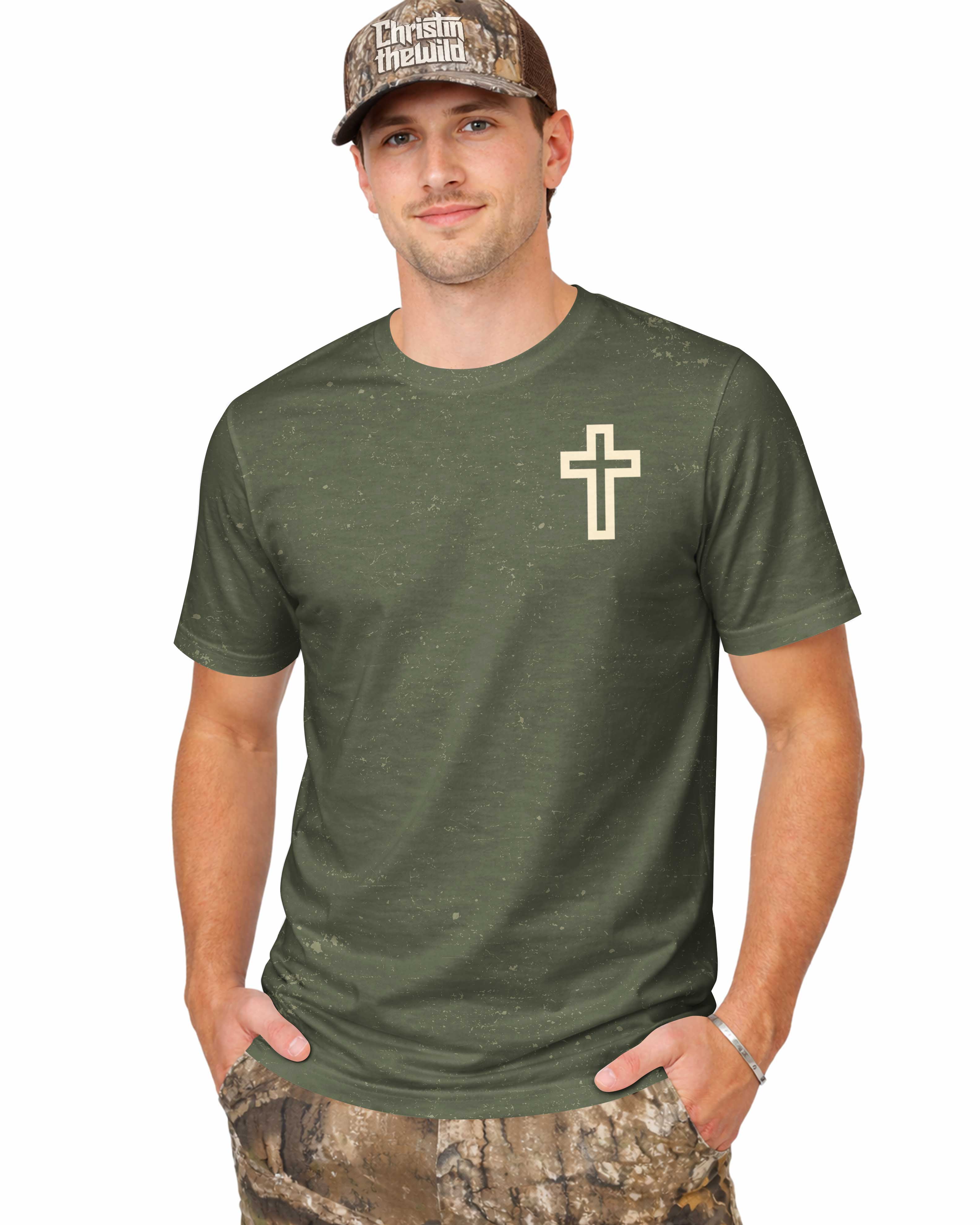 In God I Trust Through Every Deep Water All Over Print T-Shirt