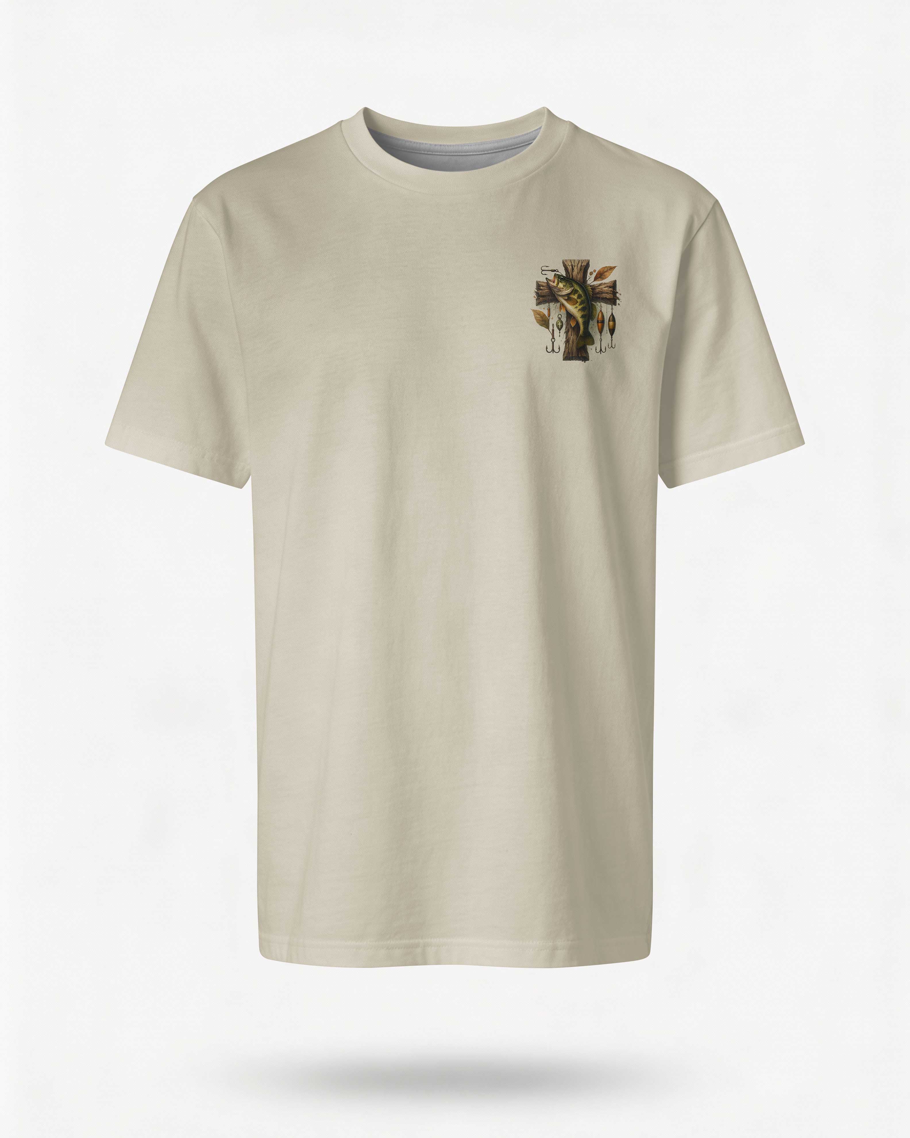 God Created Bass So Everyone Could Fish Then He Created Walleye To Separate The Men From The Boys All Over Print T-Shirt Secondary image