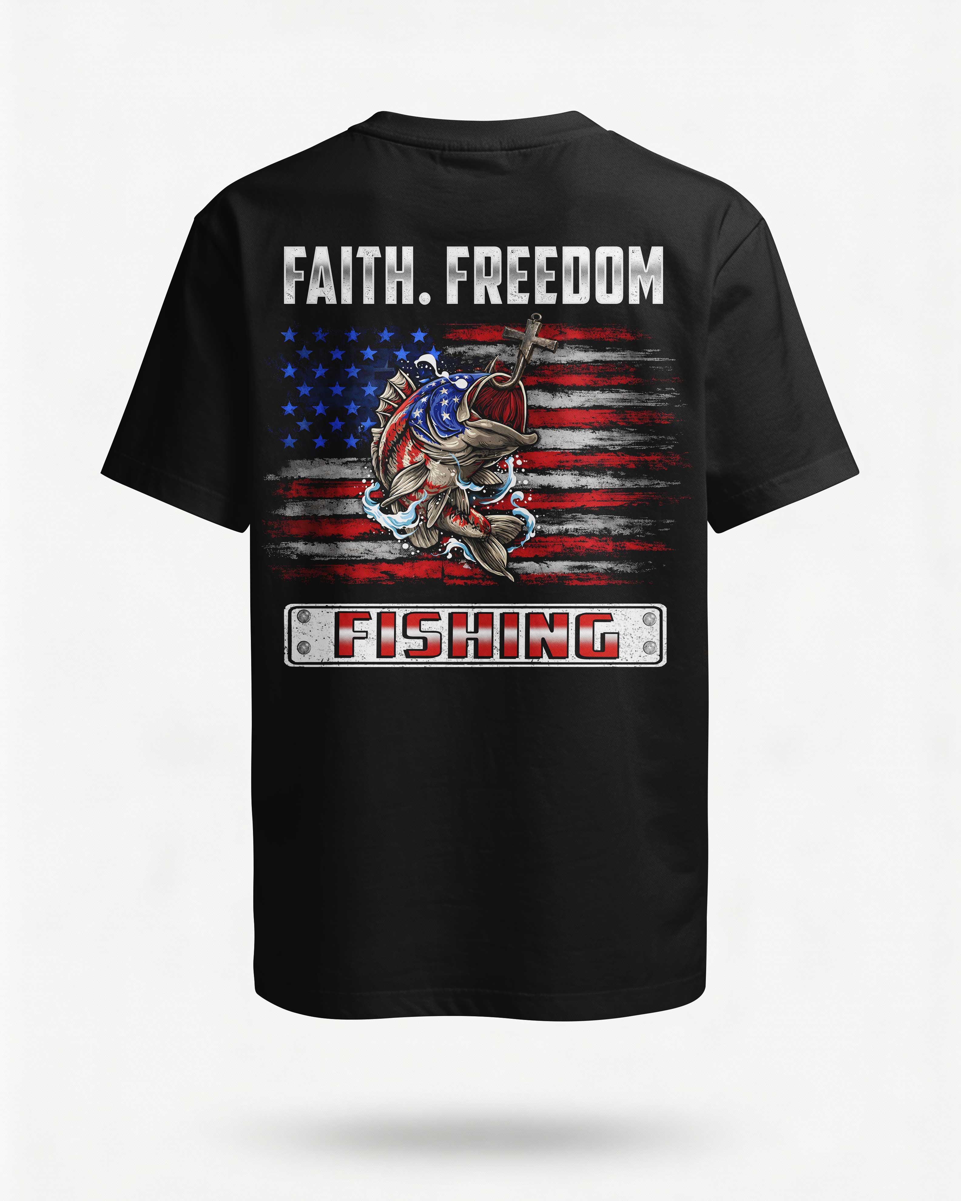 Faith. Freedom. Fishing. T-Shirt Main image