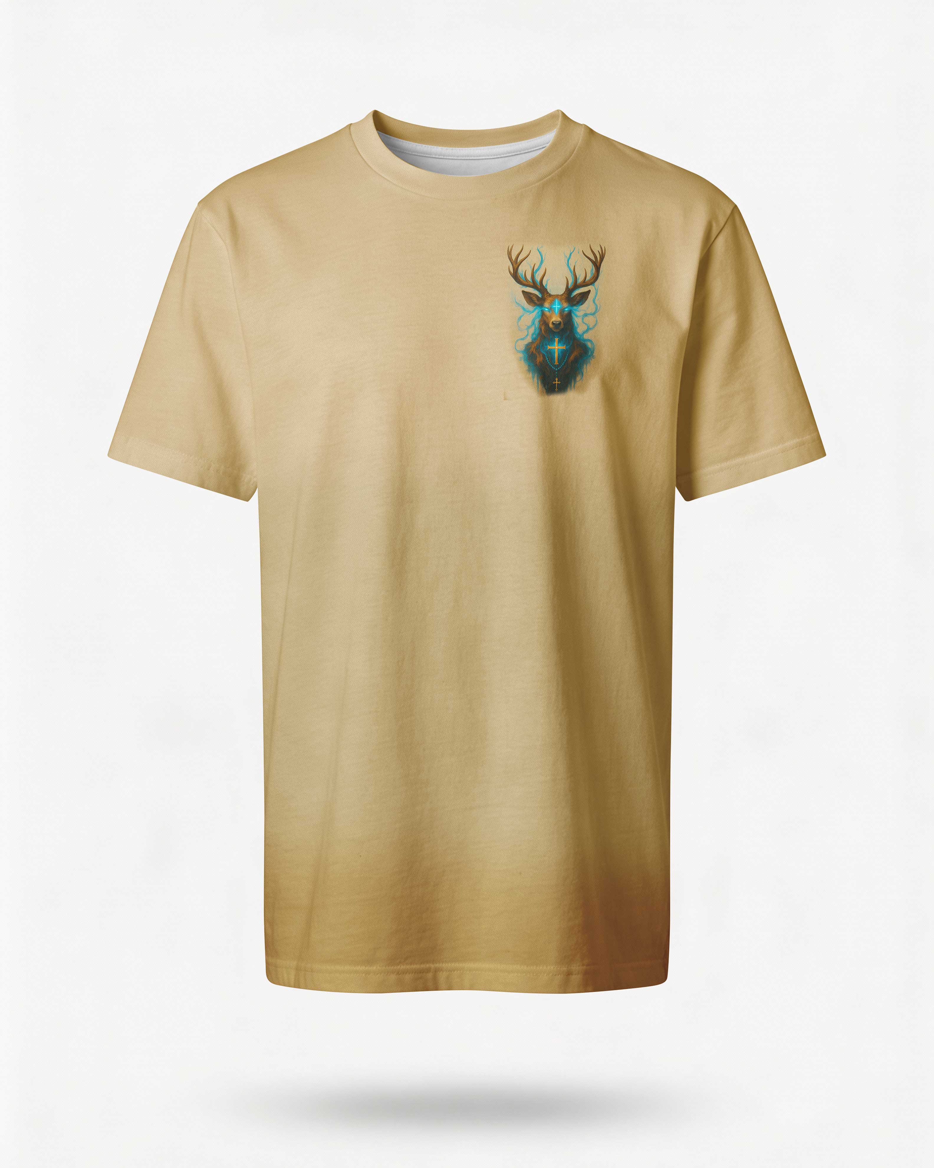 Through The Trials Of The Hunt I Find Strength In His Grace All Over Print T-Shirt Secondary image