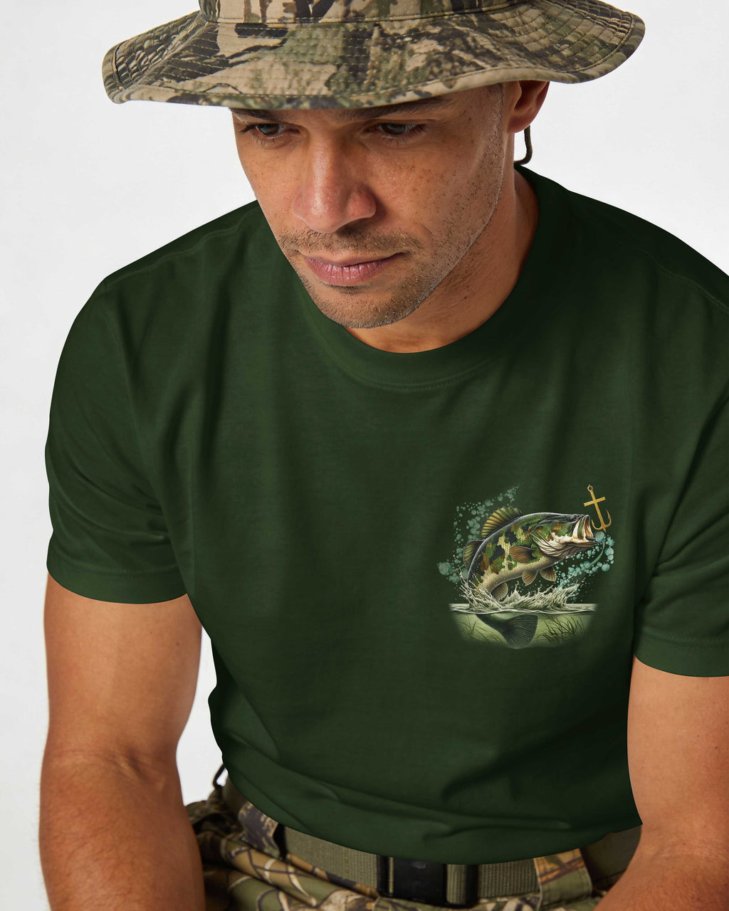 I Am A Simple Man I Like Fishing And Believe In Jesus T-Shirt