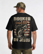 Hooked On Jesus All Over Print T-Shirt