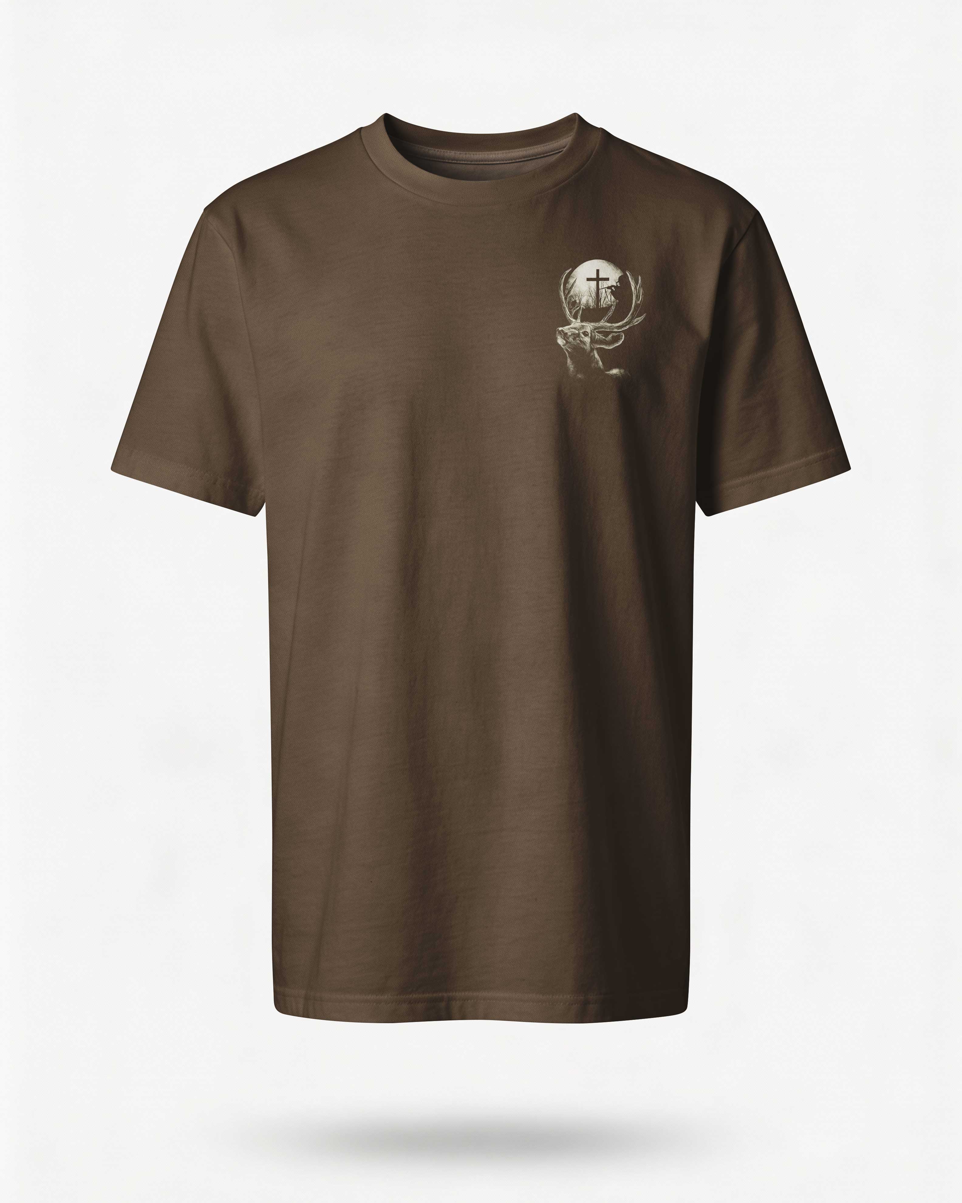 My Eyes On The Hunt But My Soul For The Cross All Over Print T-Shirt Secondary image