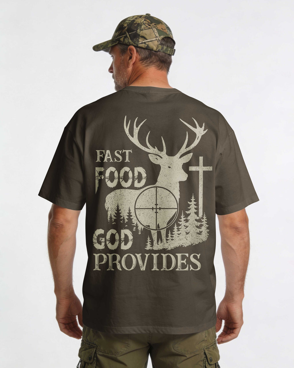 Fast Food God Provides Shirt