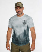 In the Woods I Hunt In the Cross I Trust Custom Name Custom Name T-Shirt