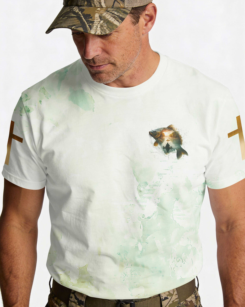 Follow Me And I Will Make You Fisher Of Men All Over Print T-Shirt