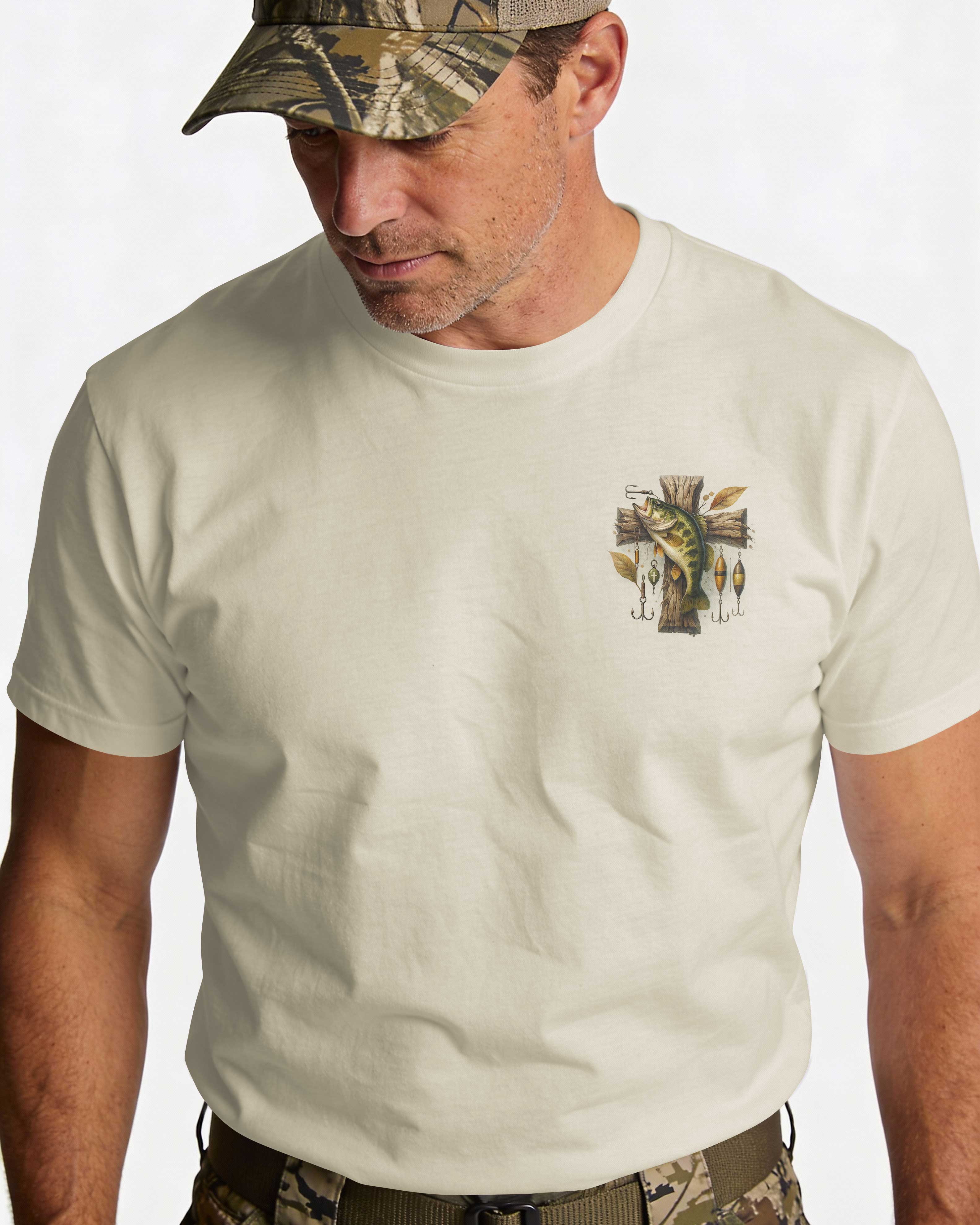 God Created Bass So Everyone Could Fish Then He Created Walleye To Separate The Men From The Boys All Over Print T-Shirt