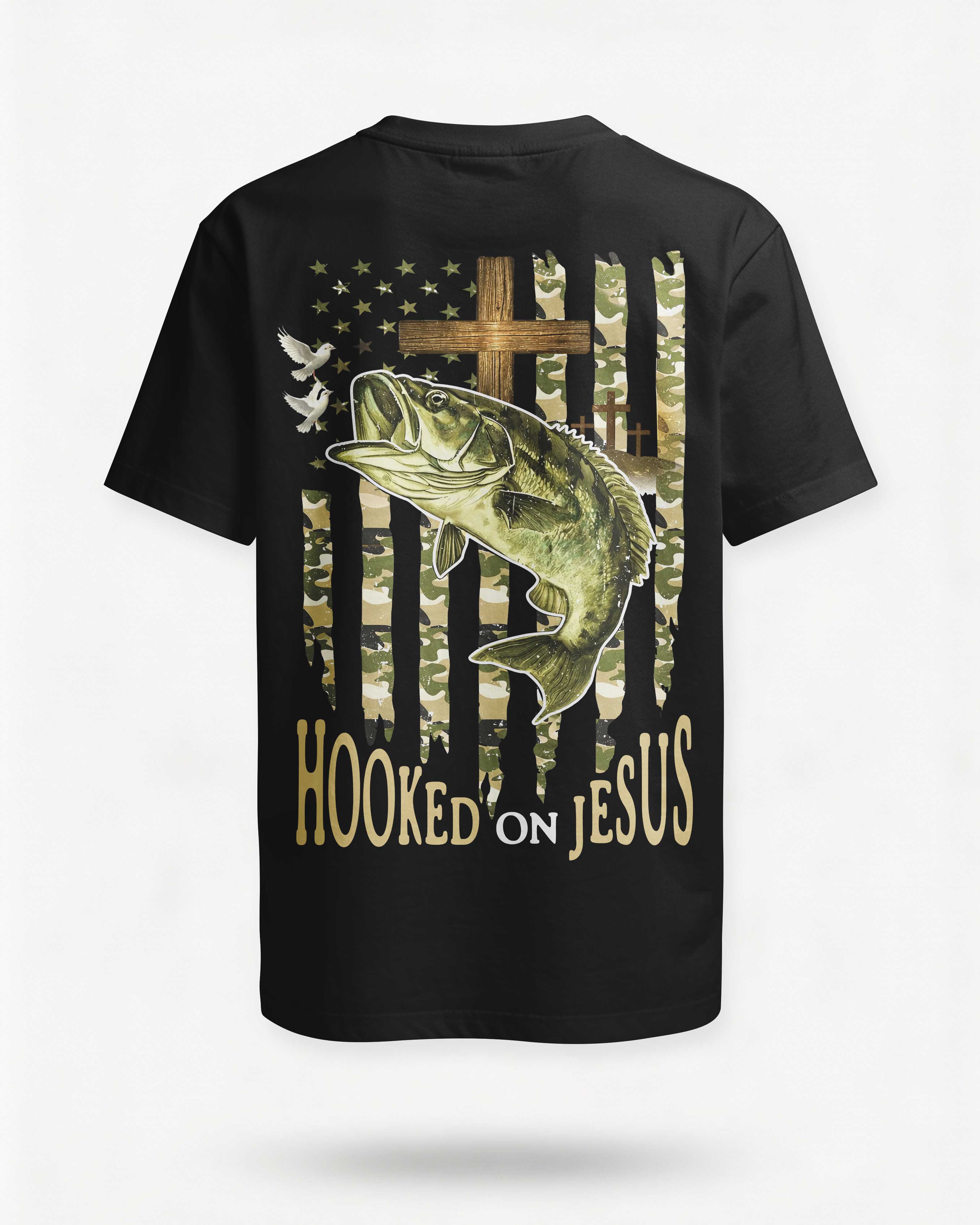 Hooked On Jesus T-Shirt Main image