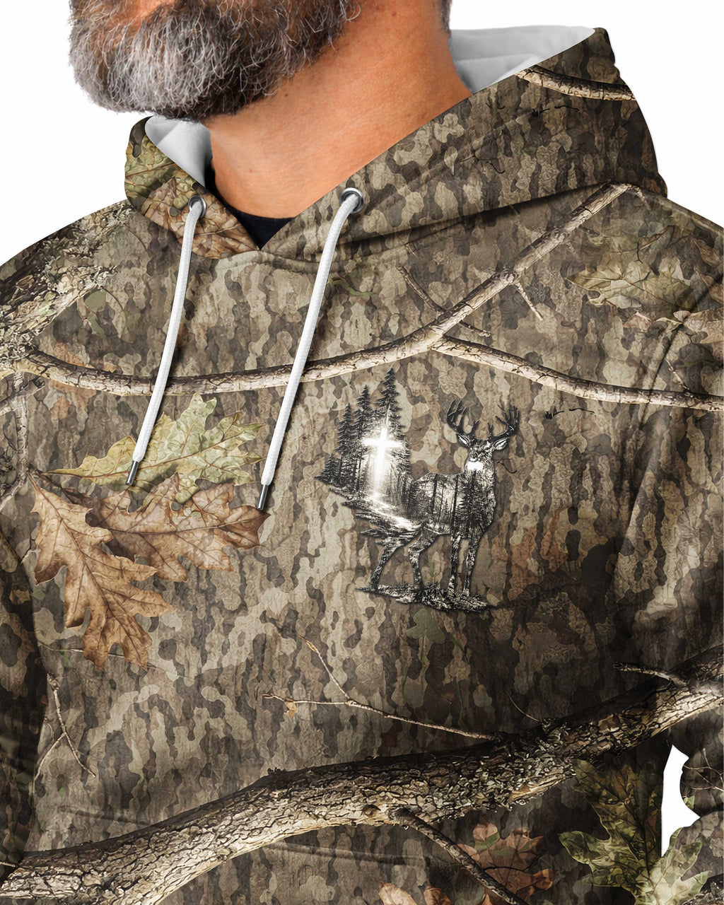 Into The Woods I Go At The Cross I Kneel Hoodie