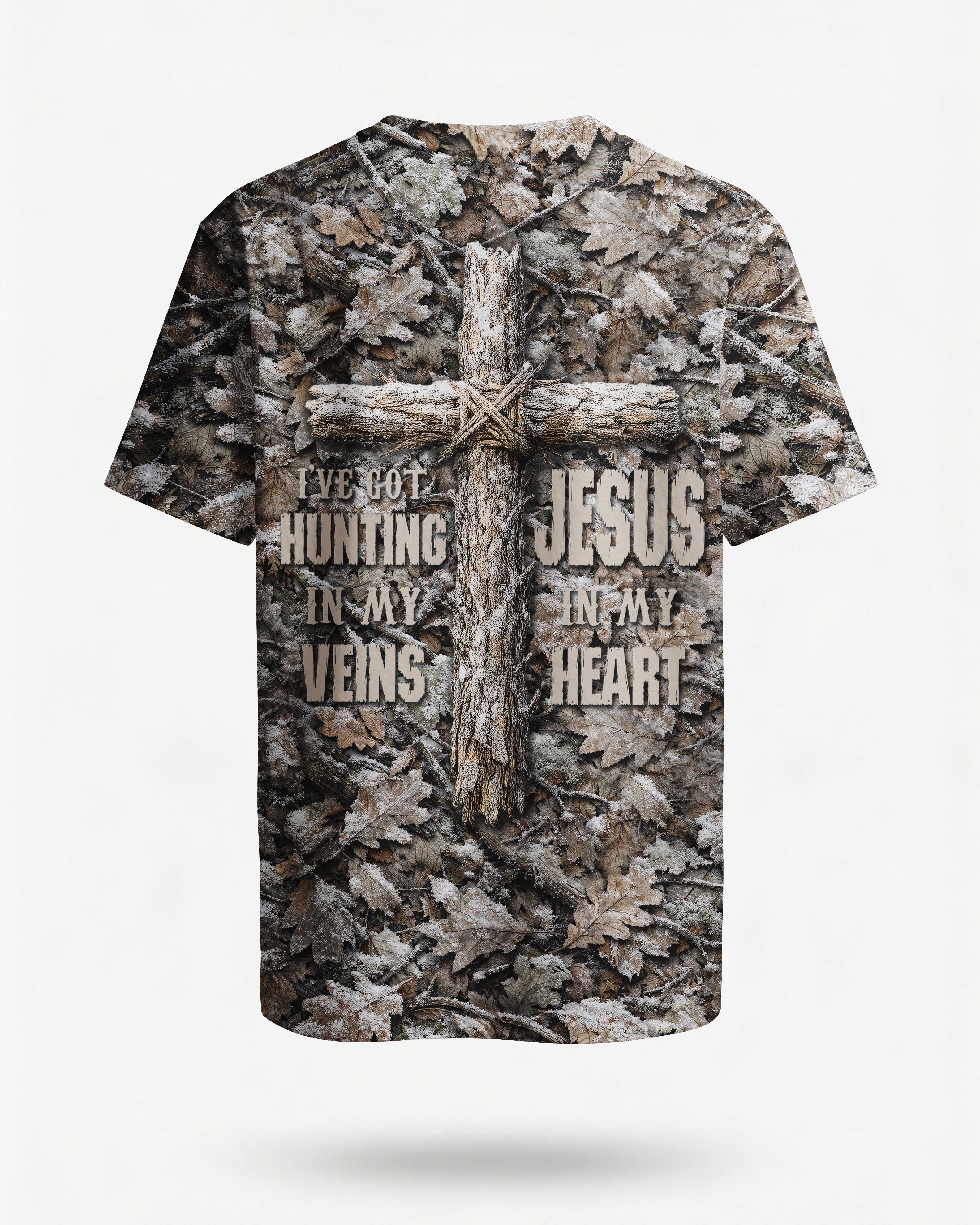 I've Got Hunting In My Veins, Jesus In My Heart T-Shirt