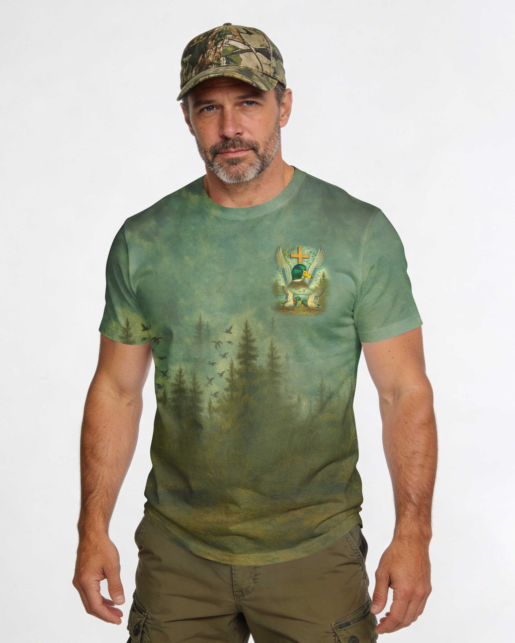 I've Got Hunting In My Veins And Jesus In My Heart T-Shirt