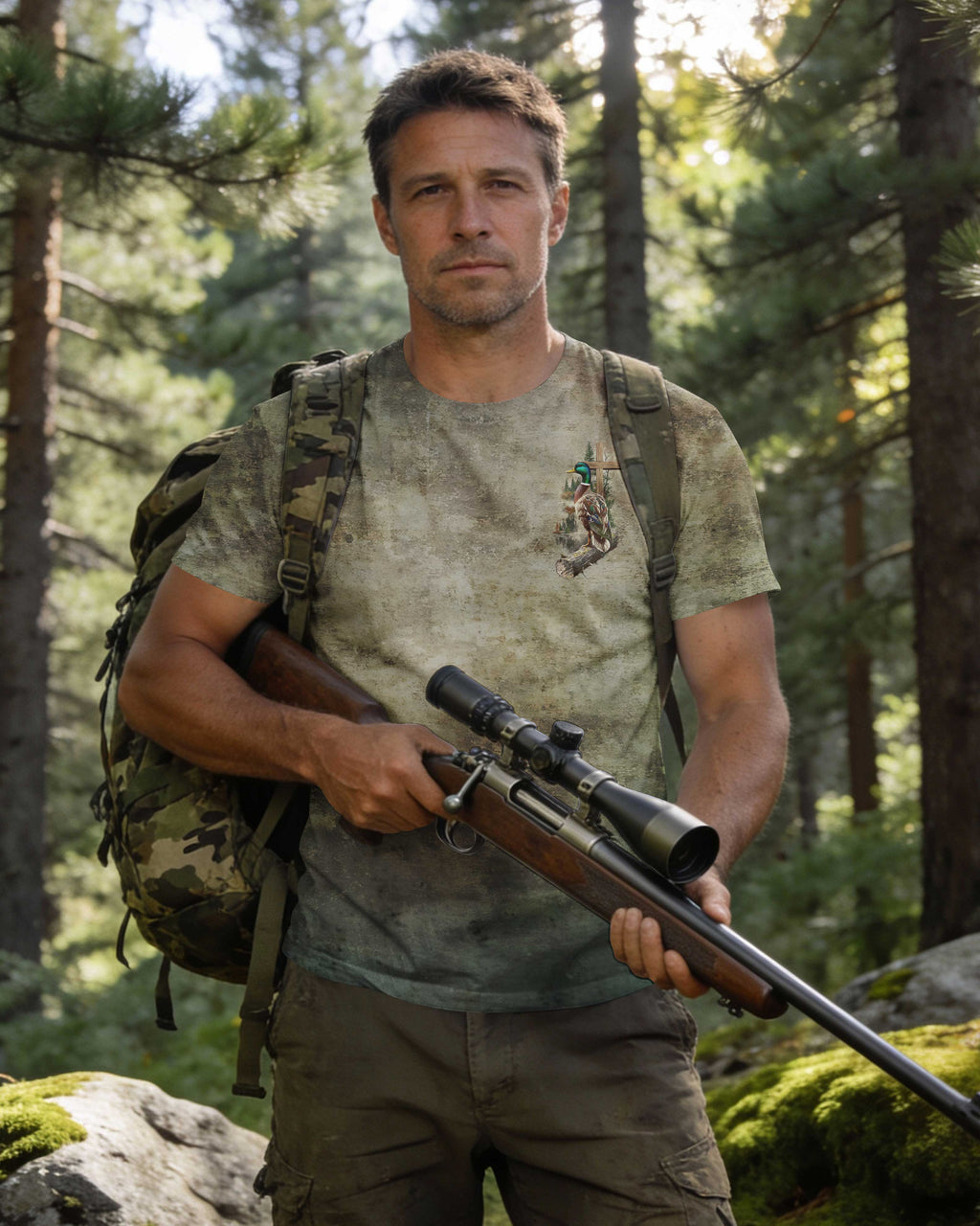 Who Hunts The Land T-Shirt