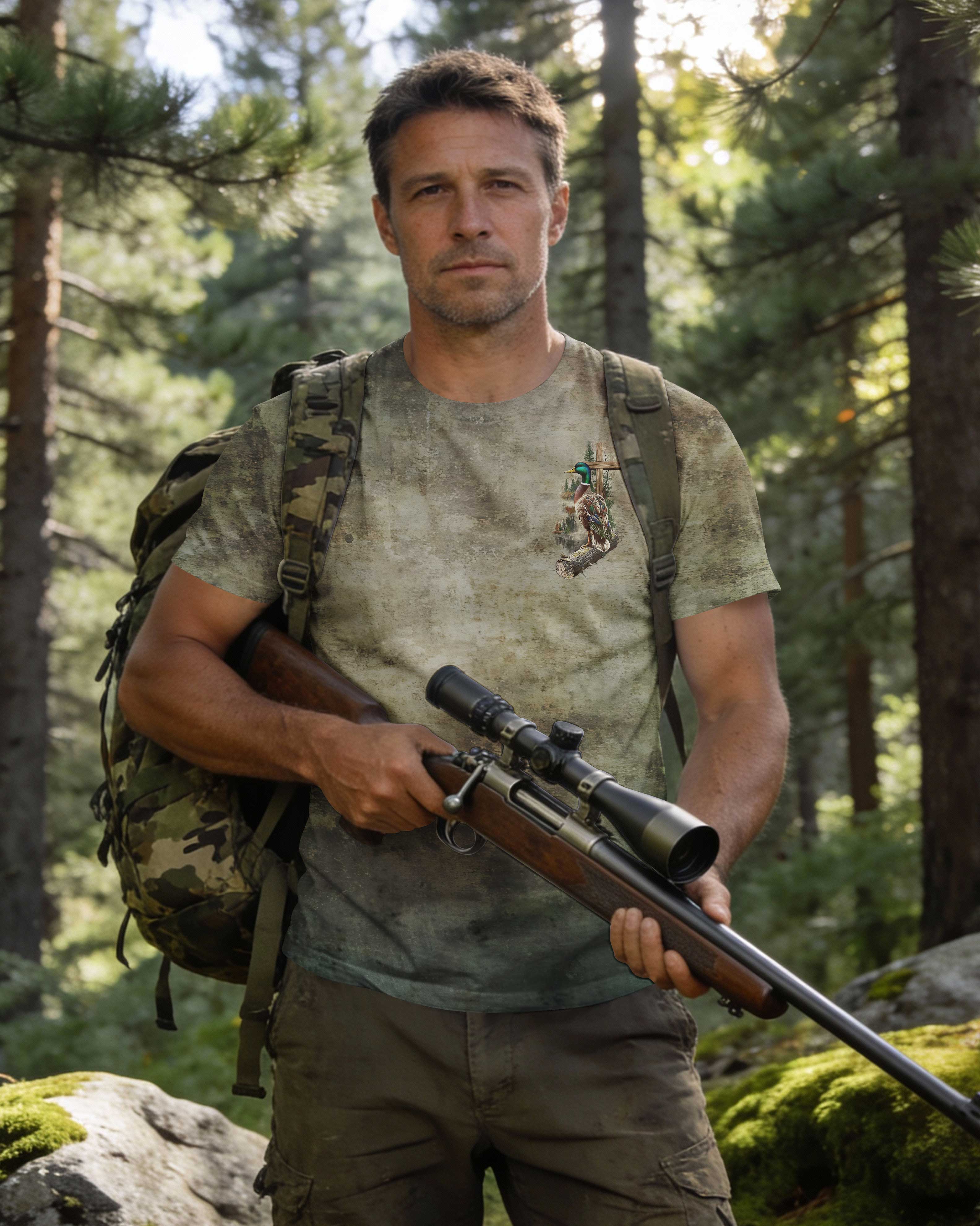 Who Hunts The Land T-Shirt