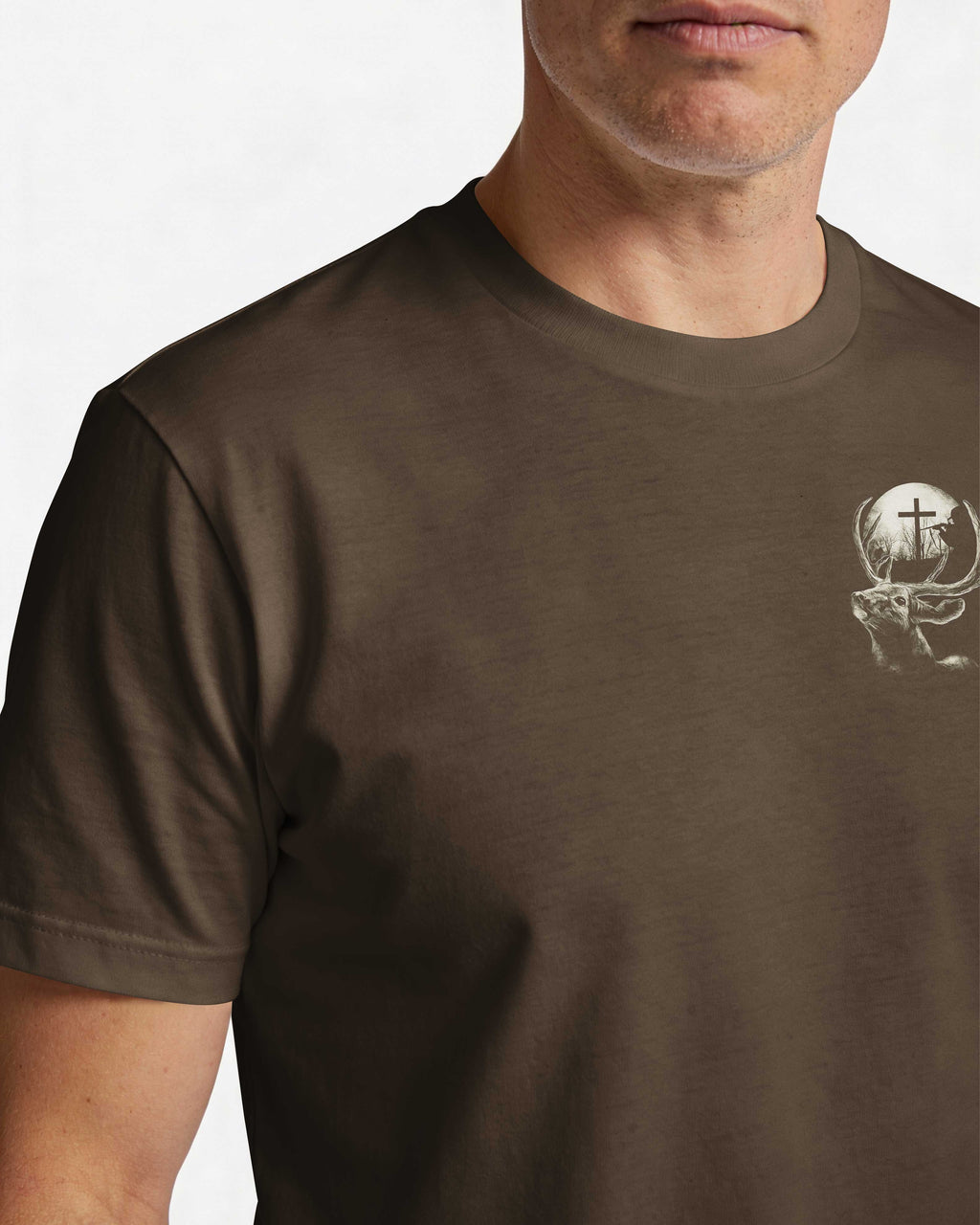 My Eyes On The Hunt But My Soul For The Cross All Over Print T-Shirt