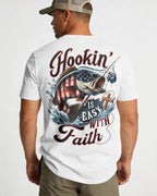 Hookin' Is Easy With Faith All Over Print T-Shirt