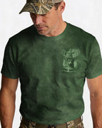 I've Got Hunting In My Veins And Jesus In My Heart Green Shirt