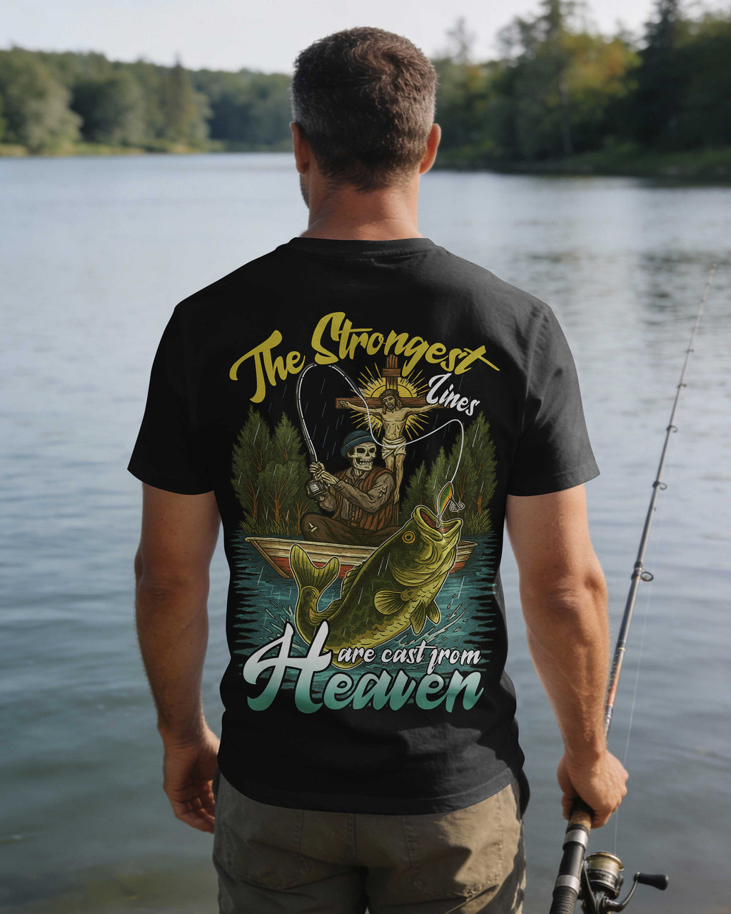 The Strongest Lines Are Cast From Heaven All Over Print T-Shirt
