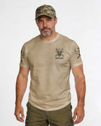 Born To Hunt Guided By Faith Saved By Grace Custom Name T-Shirt