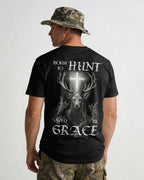 Born To Hunt Saved By Grace T-Shirt