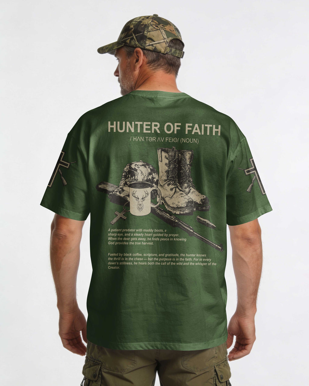 Hunter Of Faith All Over Print T-Shirt