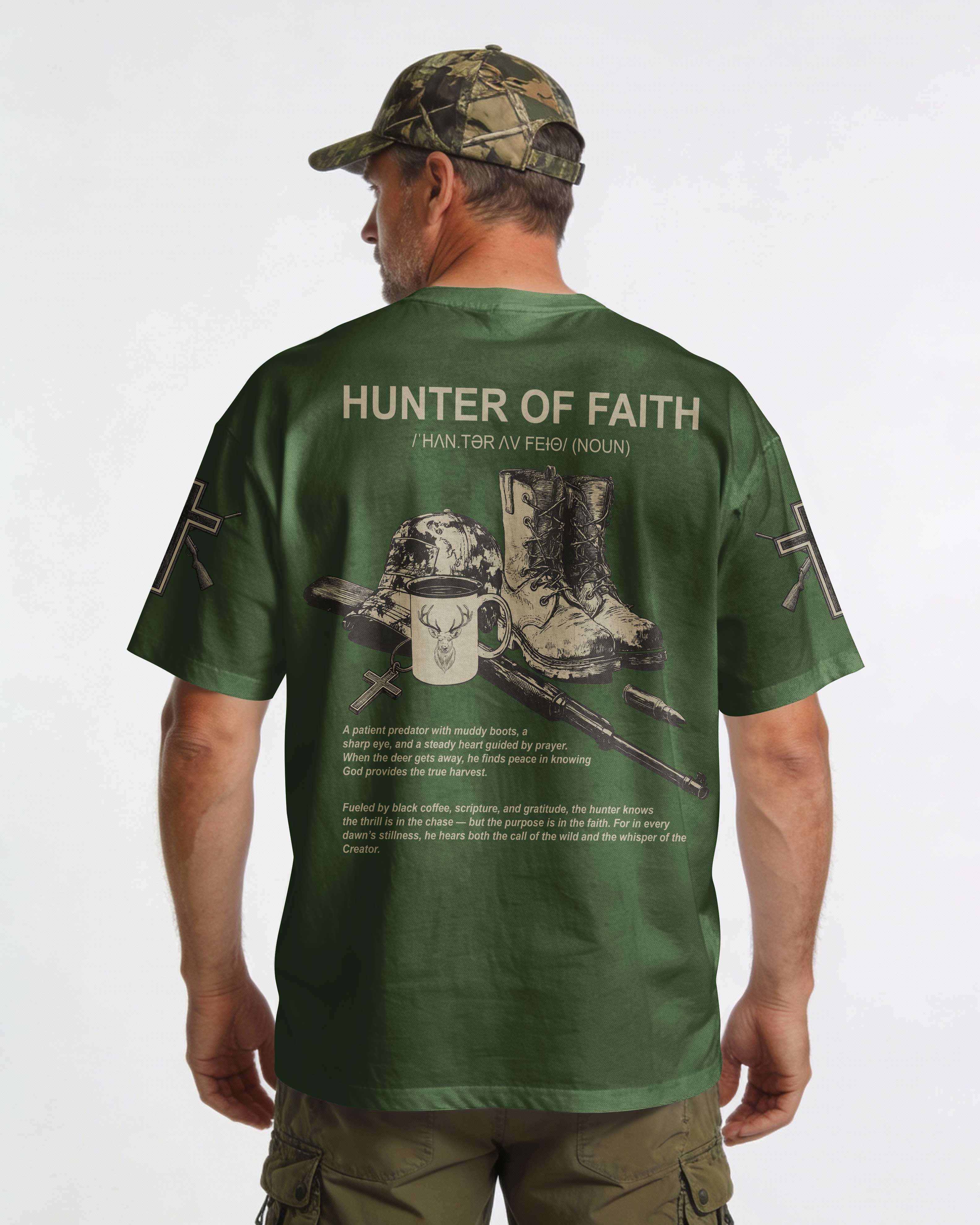 Hunter Of Faith All Over Print T-Shirt