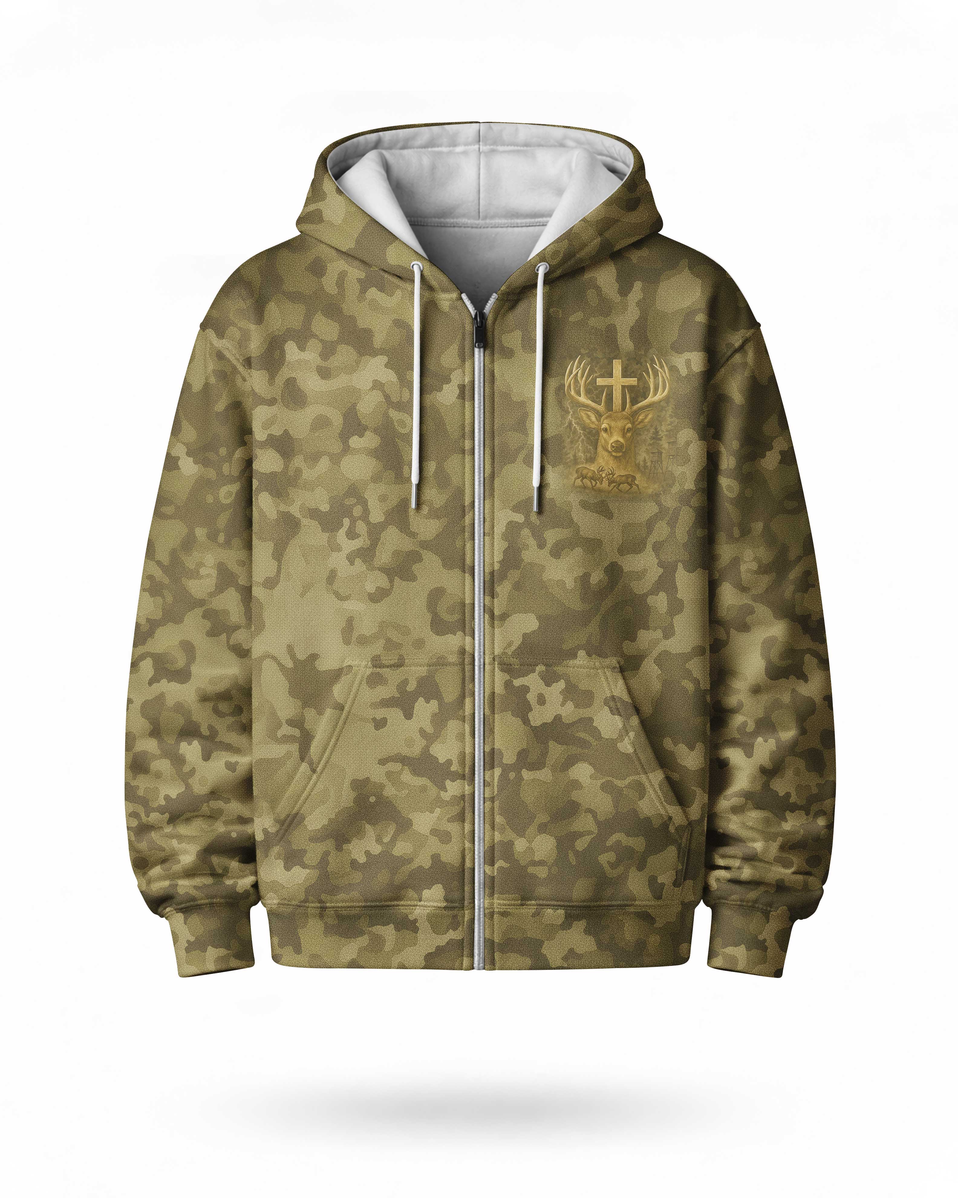 I've Got Hunting In My Veins And Jesus In My Heart Hoodie