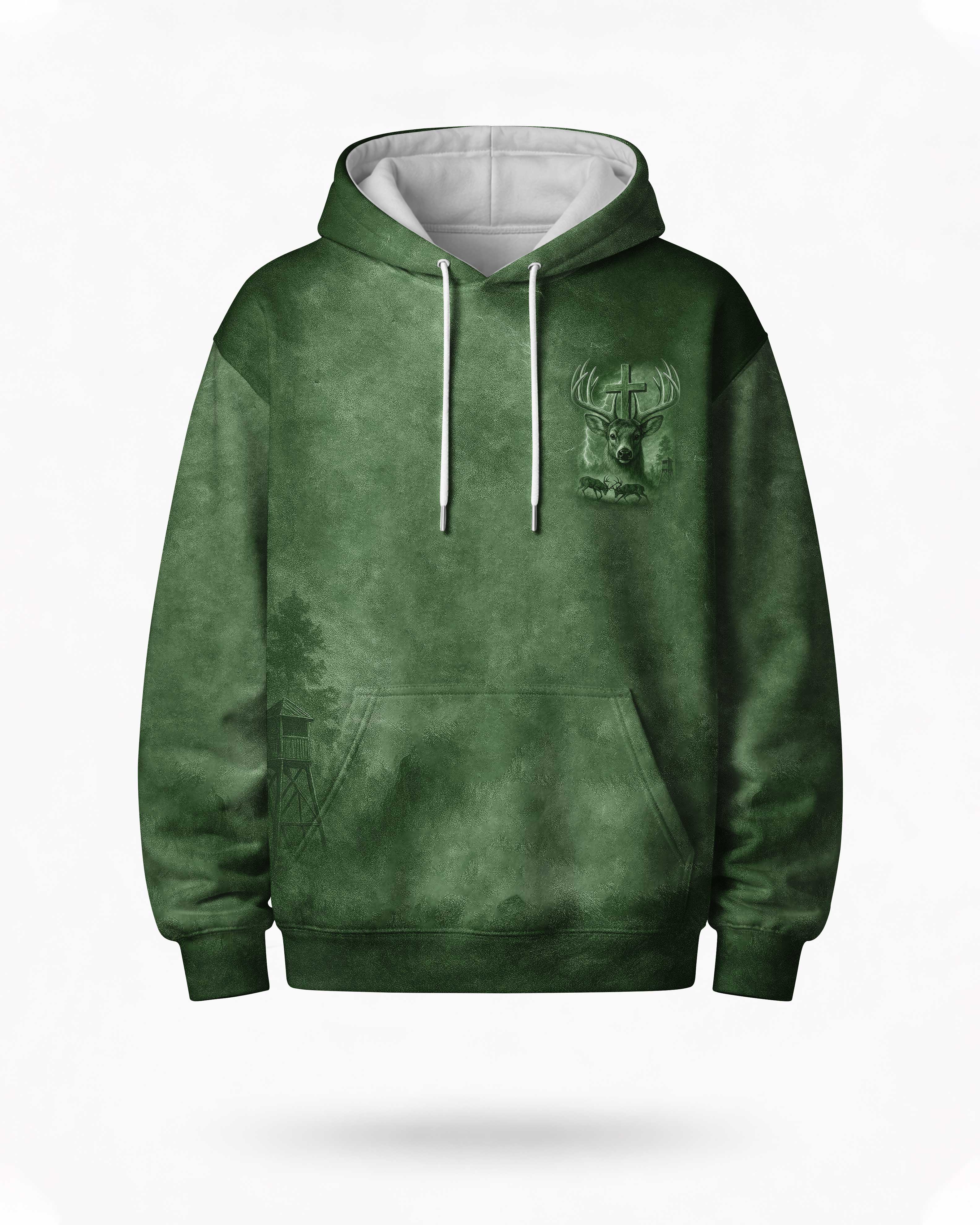 I've Got Hunting In My Veins And Jesus In My Heart Hoodie